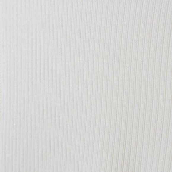 Madewell Drapey Rib Long Sleeve Tee Winter White Size XS NWT - Picture 8 of 8